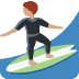 🏄🏽 person surfing: medium skin tone display on Twitter